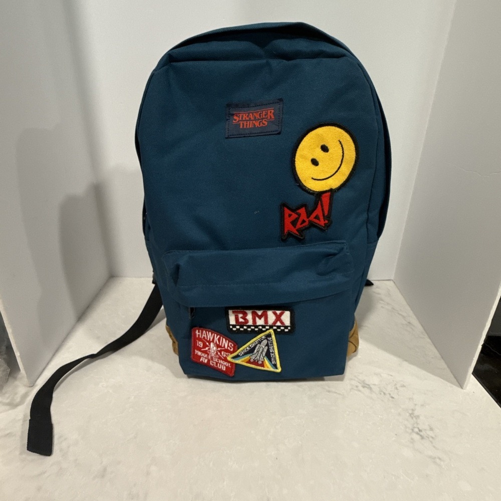 Stranger Things Backpack Netflix Season 1 BMX Limited School Bag Rare see photo